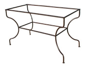 Pied de table en fer forgé Simple rectangulaire