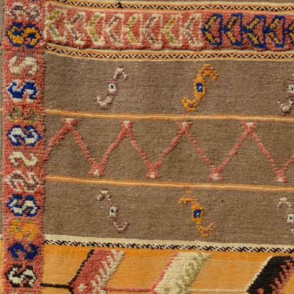 tapis berbère marocain Glaoua 2.4/1.55 m ; 630 €